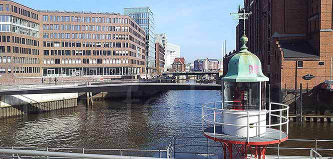 Die Hafencity in der Speicherstadt Hamburg