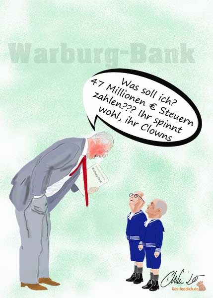 Cum Ex Warburg Bank in Hamburg