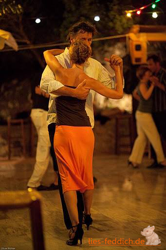 Tango tanzen mit Christiane in Plakias/Kreta