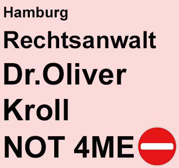 Rechtsanwalt Dr. Oliver Kroll in Hamburg